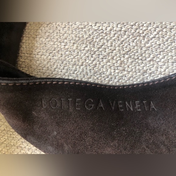 Bottega Veneta Vintage Year 2000 Veneta Dark Brown Suede Leather Shoulder Bag - Picture 3 of 7